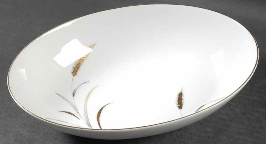 Eternal Harvest 10" Oval Vegetable Bowl by Correct Table Serv-1