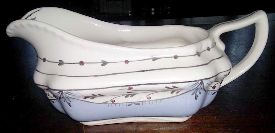 Ruskin (Blue) Gravy Boat by Cumbow-1