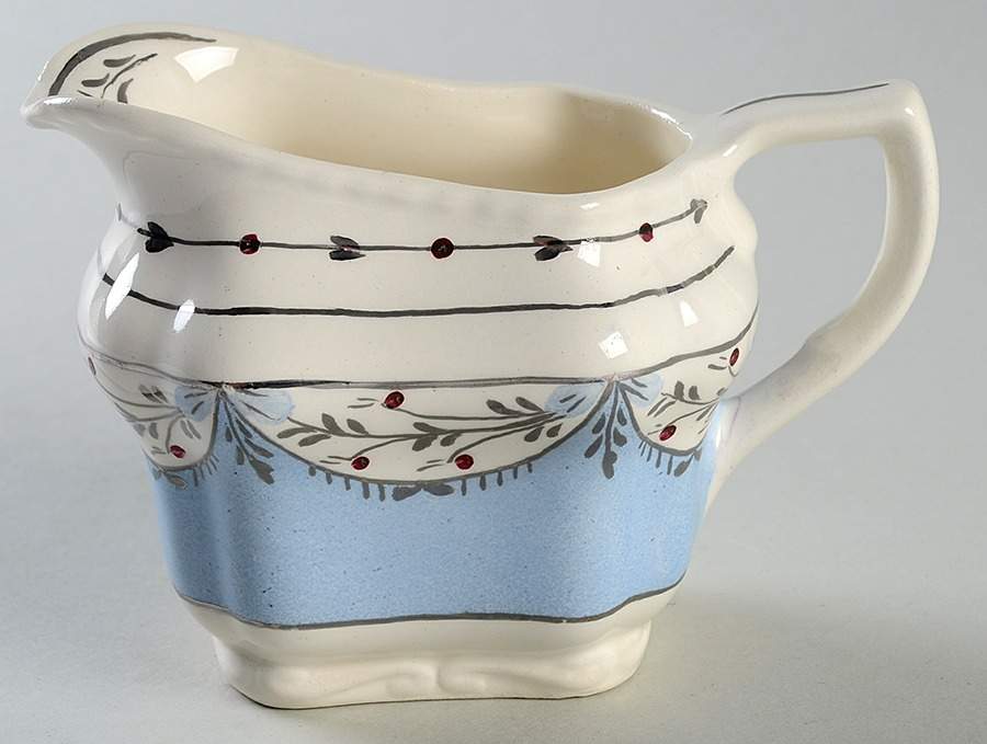 Ruskin (Blue) Creamer by Cumbow-1