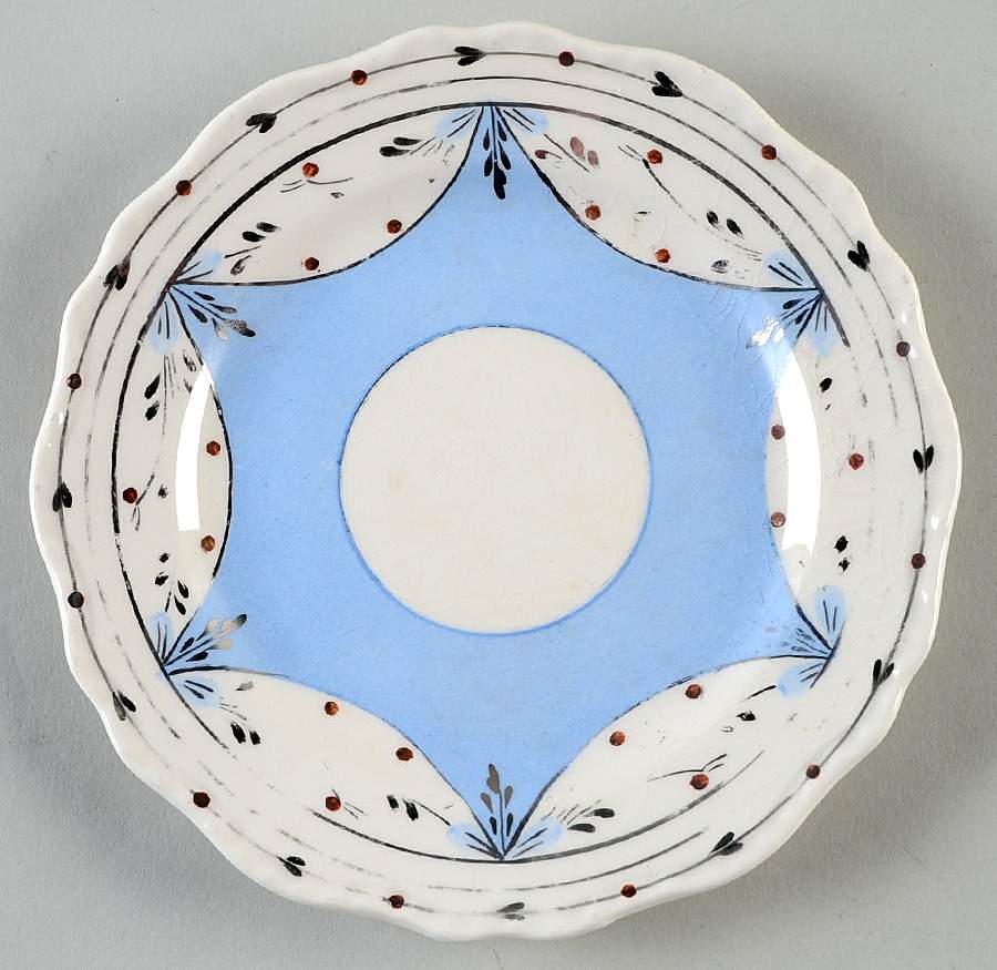 Ruskin (Blue) Bread & Butter Plate by Cumbow-1
