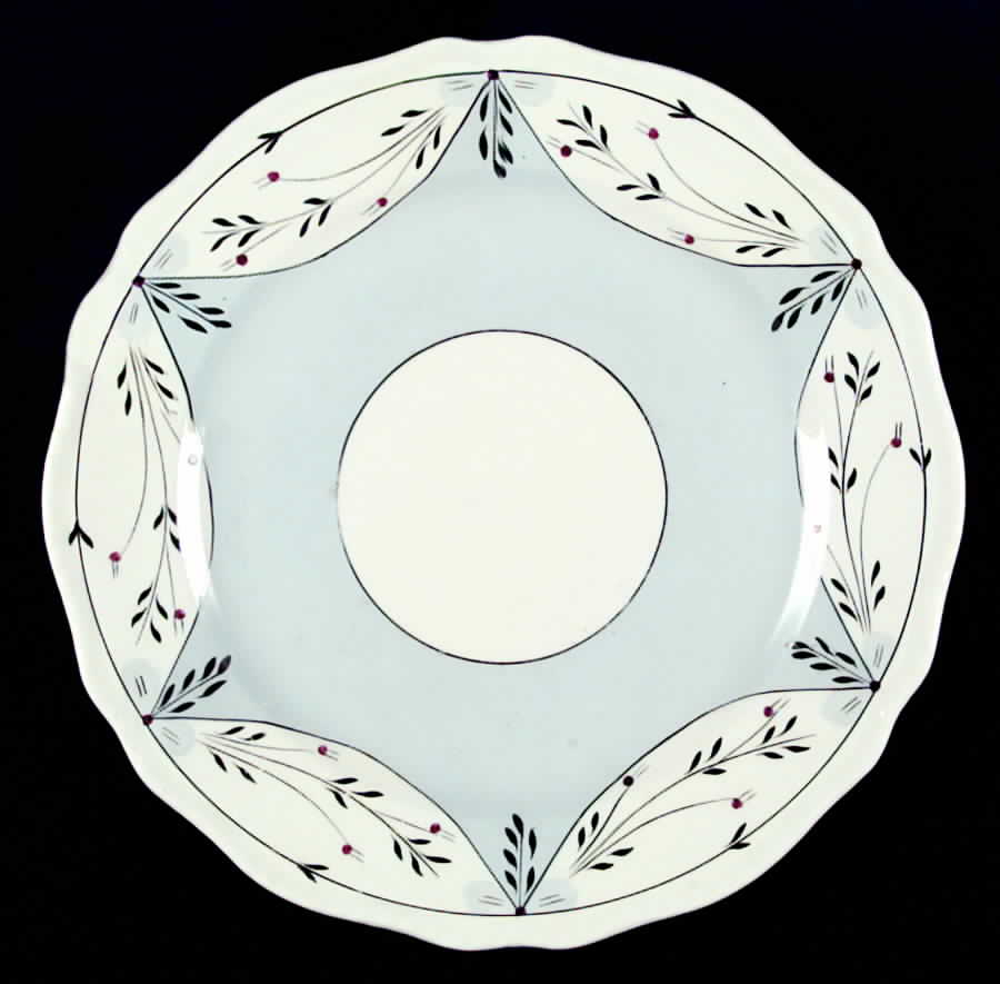 Ruskin (Blue) Dinner Plate by Cumbow-1