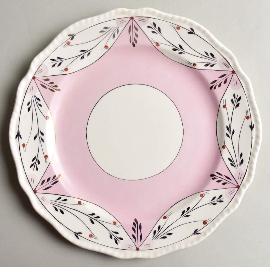 Ruskin (Pink) Dinner Plate by Cumbow-1