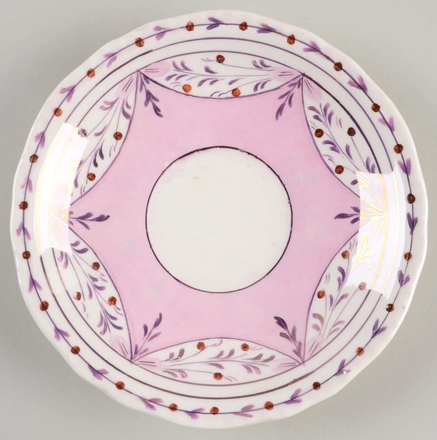 Ruskin (Pink) Saucer by Cumbow-1