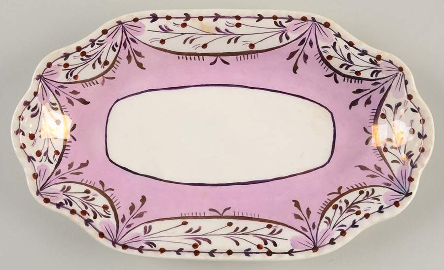 Ruskin (Pink) Underplate for Gravy Boat by Cumbow-1