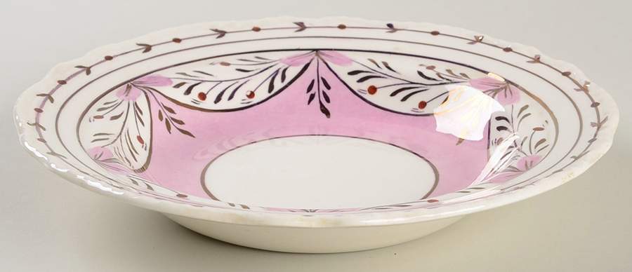 Ruskin (Pink) Round Butter No Lid by Cumbow-1