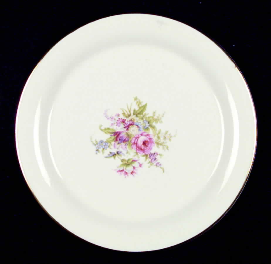 Avon (Smooth) Salad Plate by Cunningham & Pickett-1