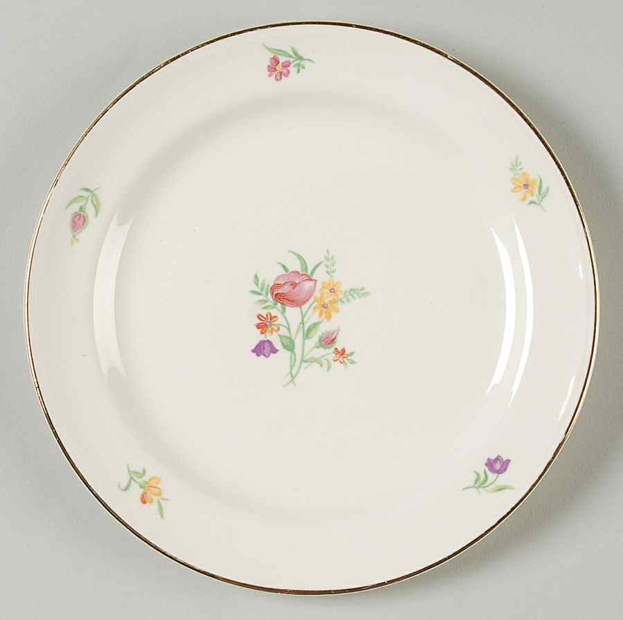 Chintz Salad Plate by Cunningham & Pickett-1