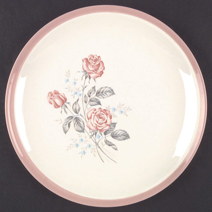 Dixie Rose (No Trim) Dinner Plate by Cunningham & Pickett-1