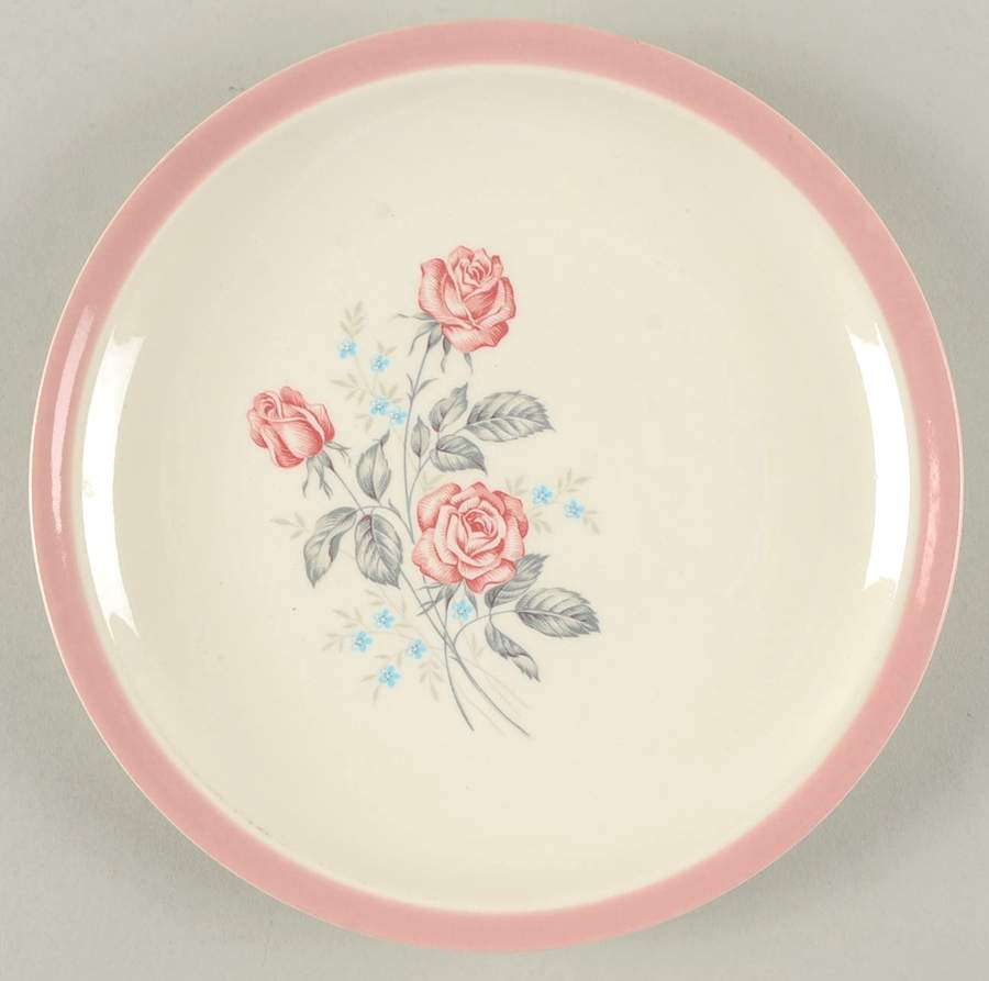 Dixie Rose (No Trim) Luncheon Plate by Cunningham & Pickett-1