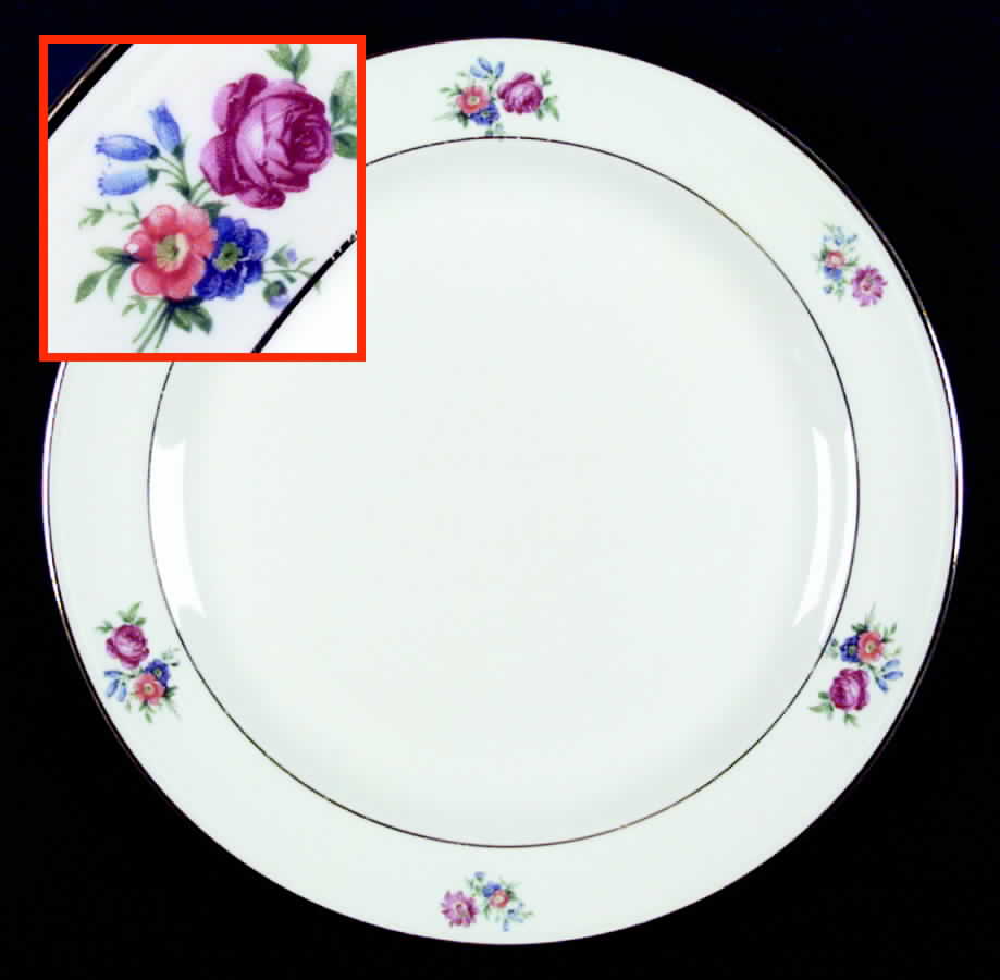 Dresden Luncheon Plate by Cunningham & Pickett-1