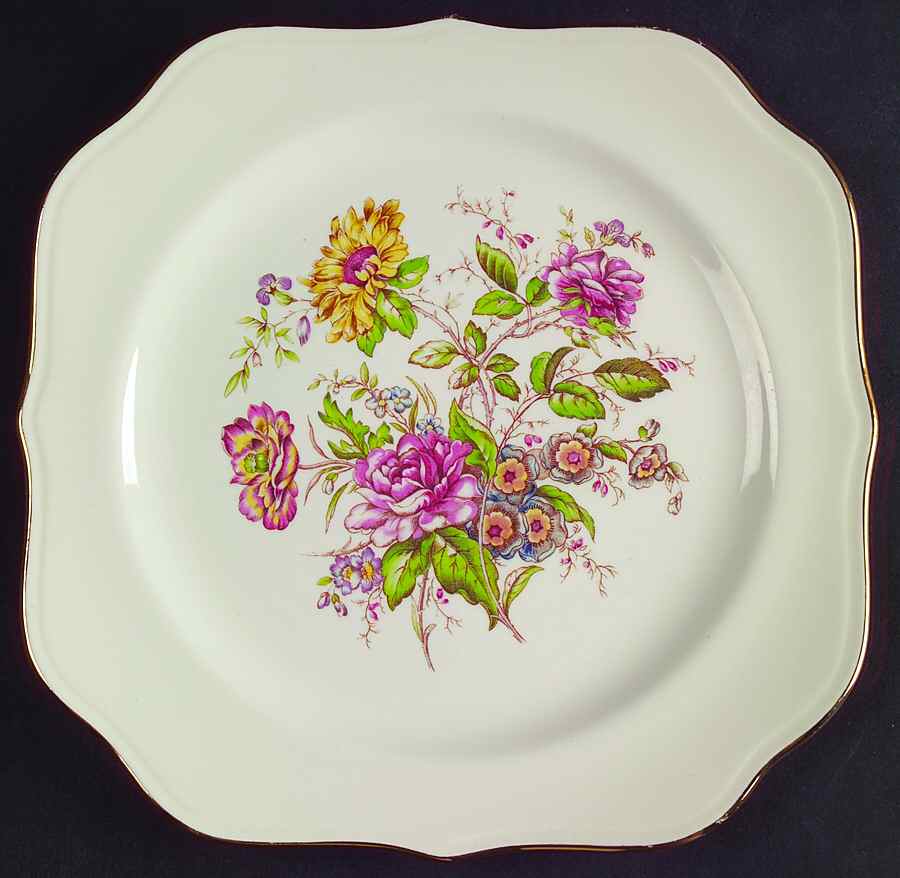 Greenbriar Square Salad Plate by Cunningham & Pickett-1
