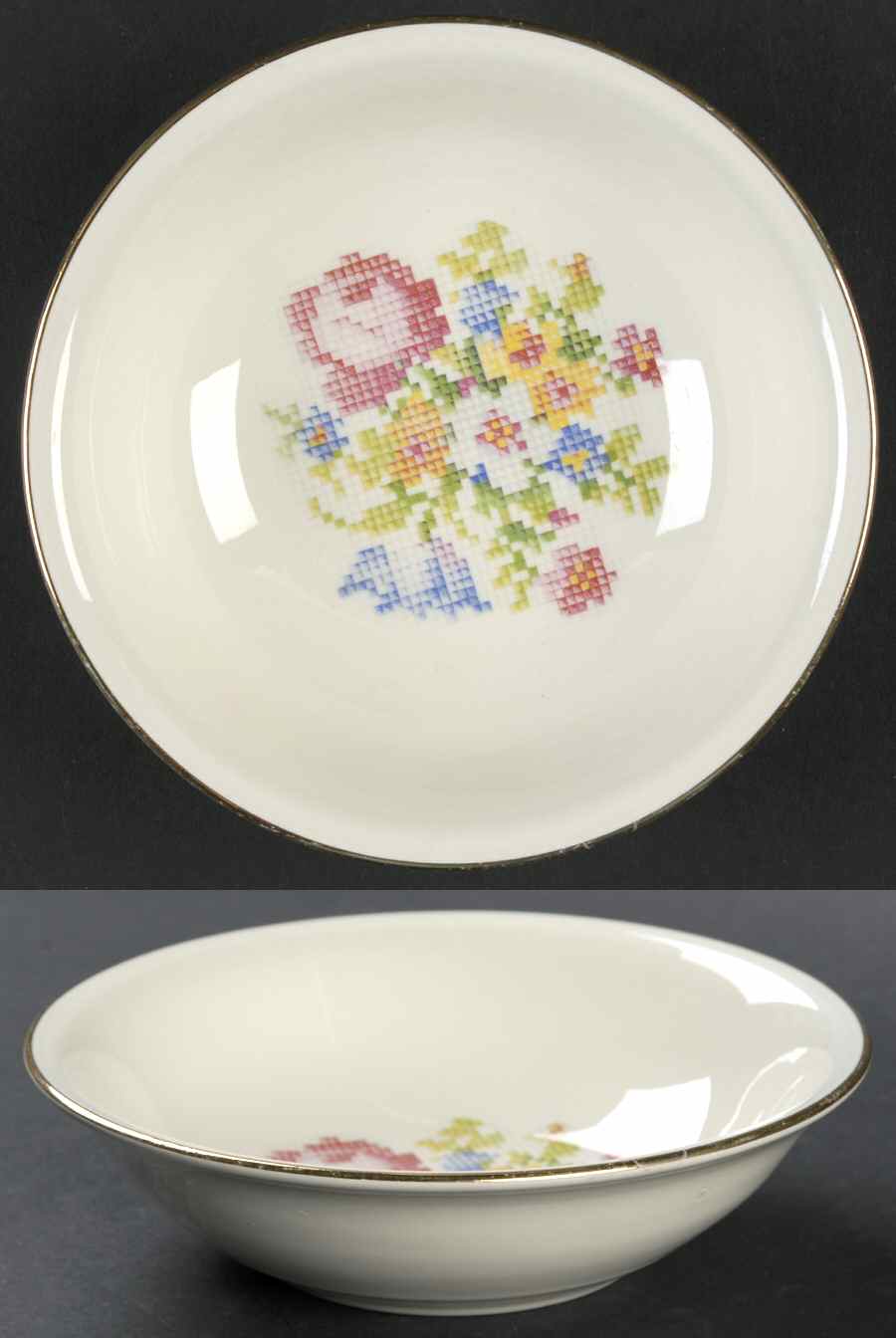 Heirloom Fruit/Dessert (Sauce) Bowl by Cunningham & Pickett-1