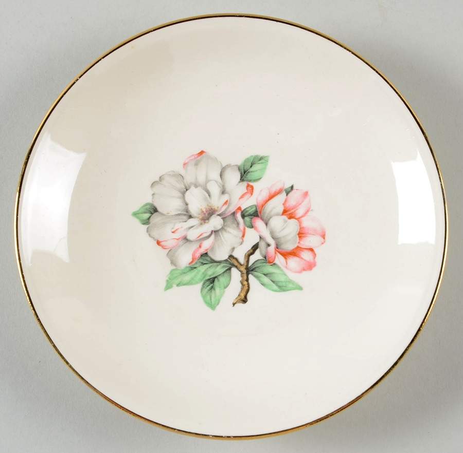 Magnolia Saucer by Cunningham & Pickett-1