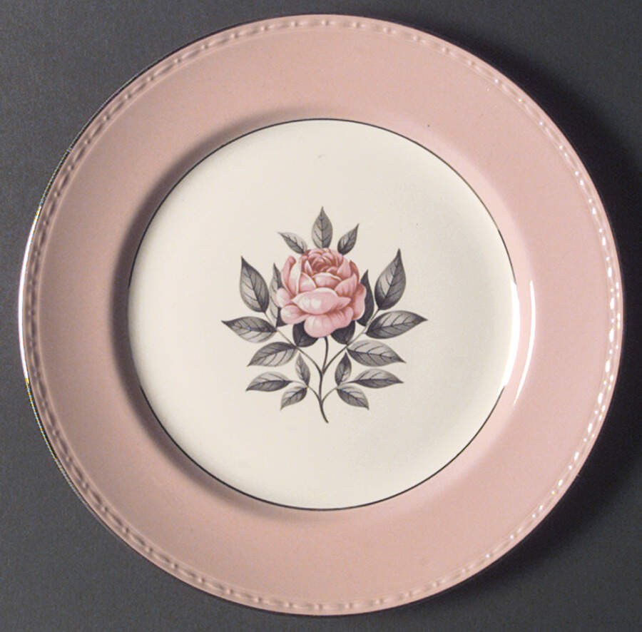 Norway Rose Dinner Plate by Cunningham & Pickett-1