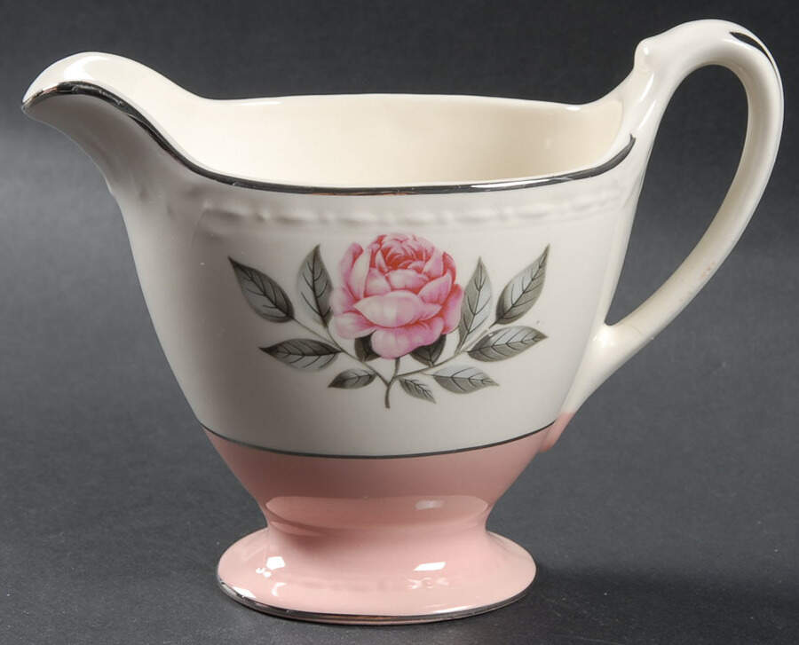 Norway Rose Creamer by Cunningham & Pickett-1
