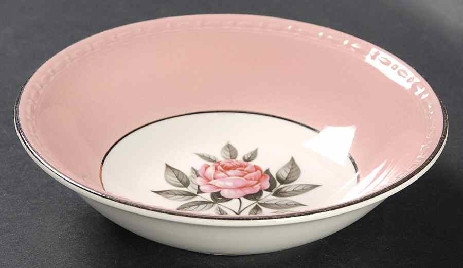 Norway Rose Fruit/Dessert (Sauce) Bowl by Cunningham & Pickett-1