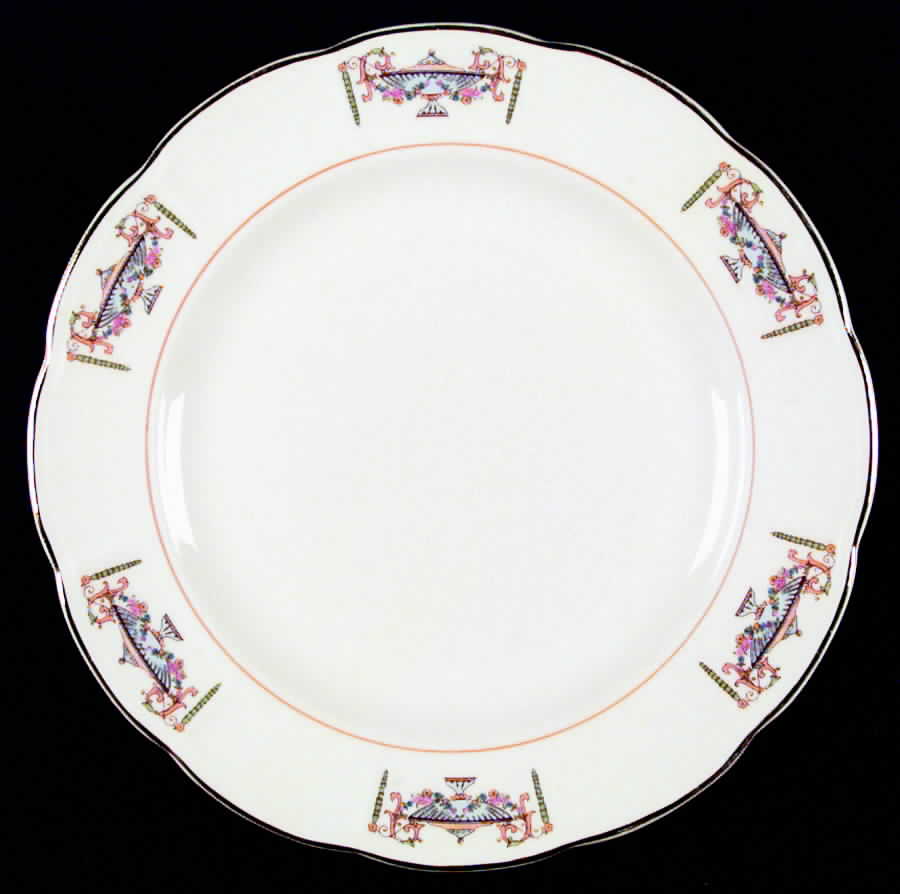 Normandie Luncheon Plate by Cunningham & Pickett-1