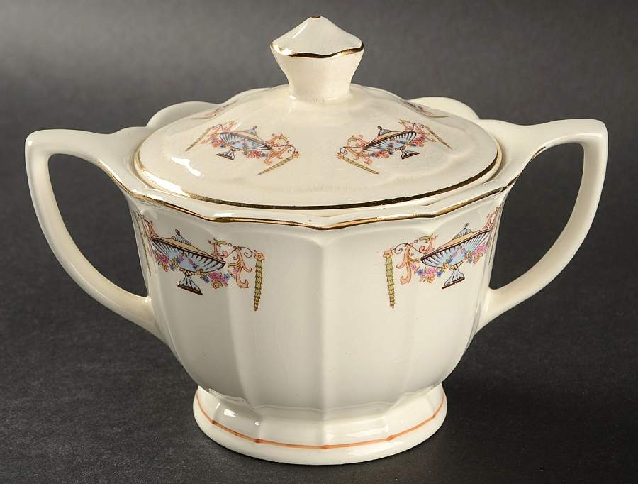Normandie Sugar Bowl & Lid by Cunningham & Pickett-1
