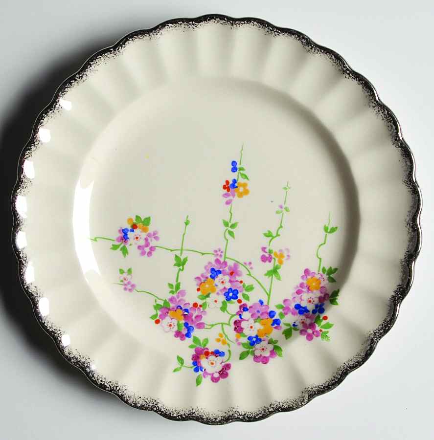Spanish Dessert/Pie Plate by Cunningham & Pickett-1