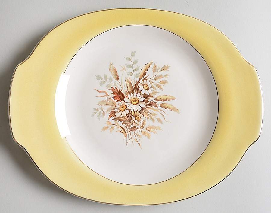 Sunglow 11" Oval Serving Platter by Cunningham & Pickett-1