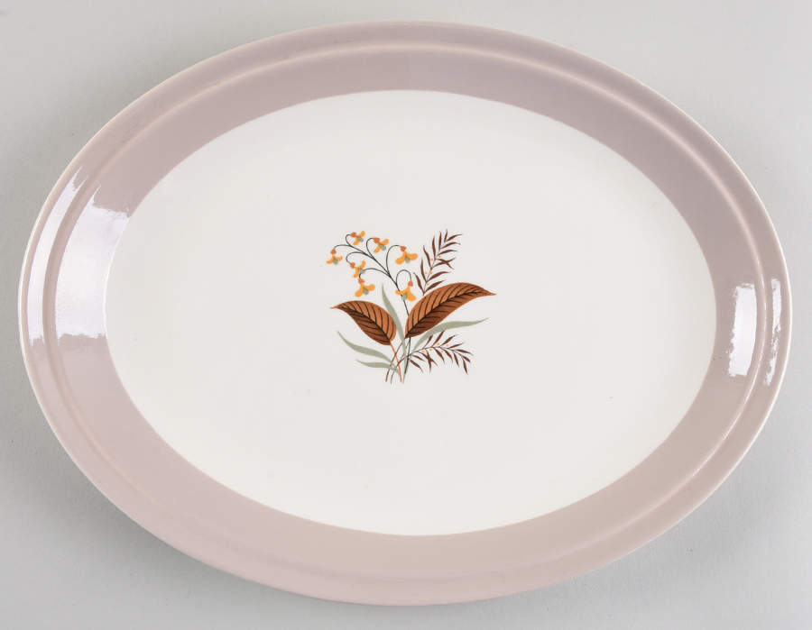 Vogue 11" Oval Serving Platter by Cunningham & Pickett-1