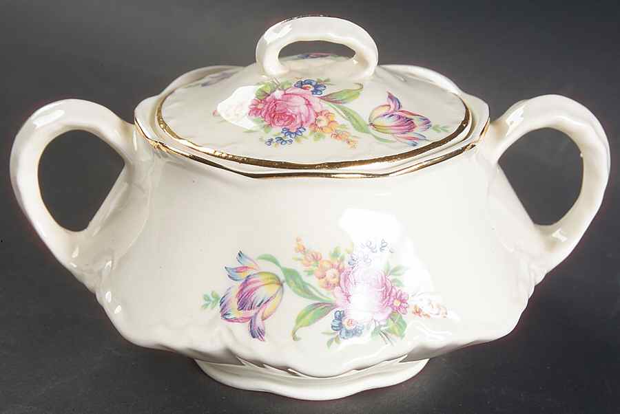Wayside Sugar Bowl & Lid by Cunningham & Pickett-1
