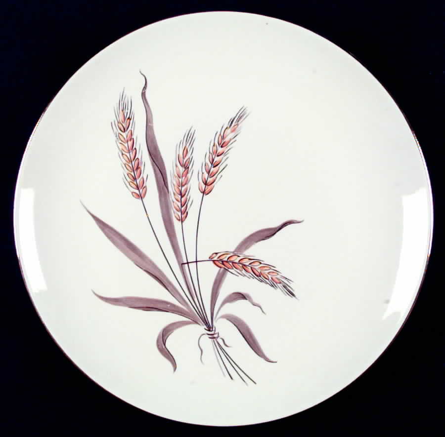 Wheat Spray Dinner Plate by Cunningham & Pickett-1