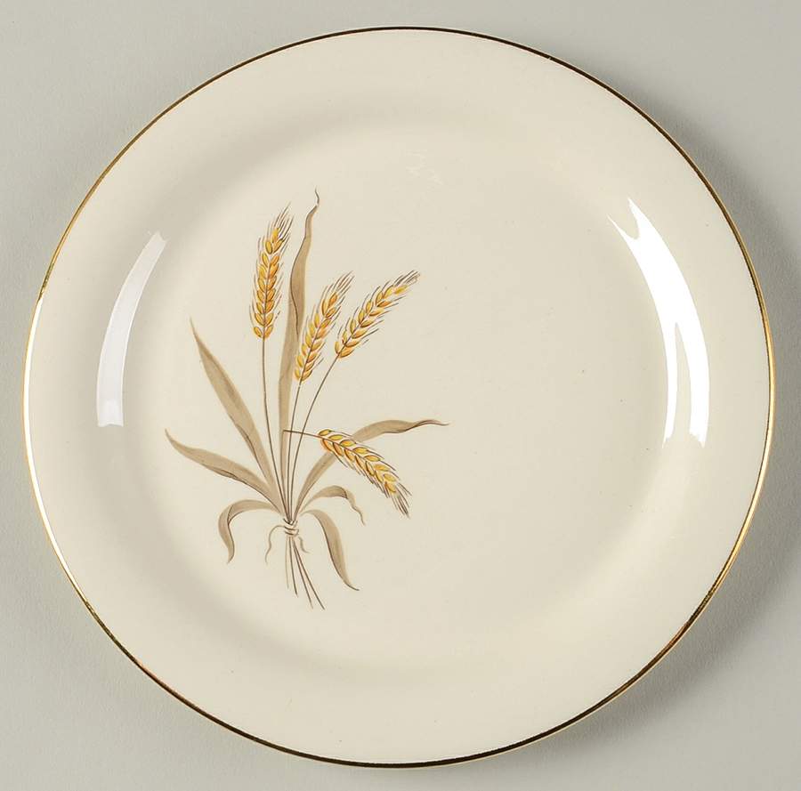 Wheat Spray Salad Plate by Cunningham & Pickett-1