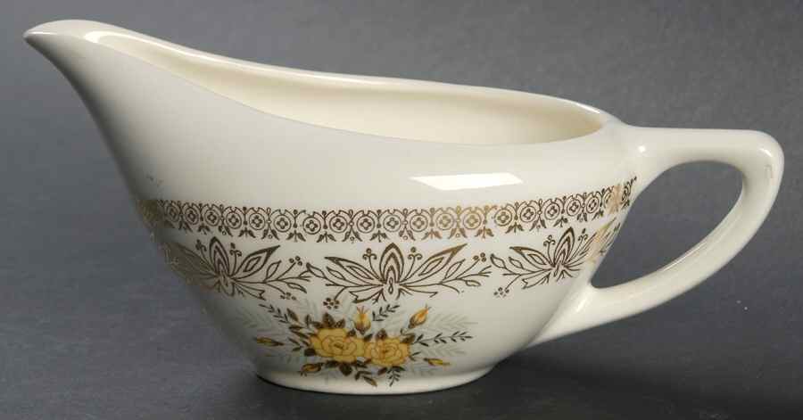 Yellow Rose Creamer by Cunningham & Pickett-1