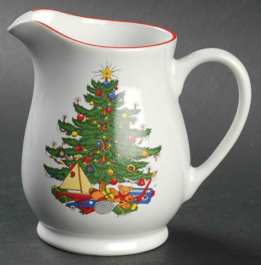 American Christmas Tree (White) Creamer by Cuthbertson-1