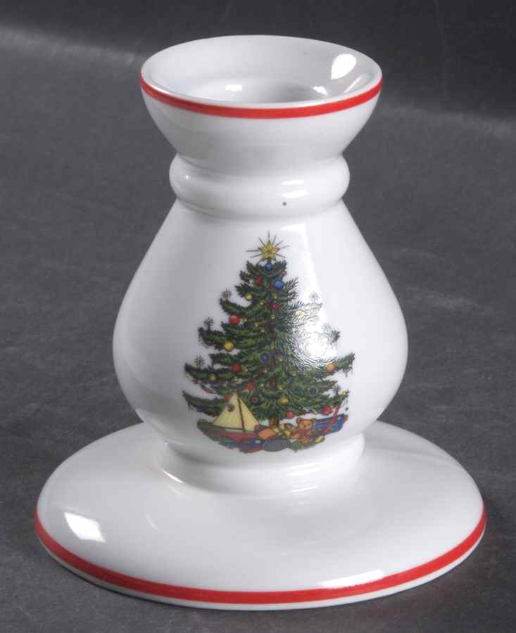American Christmas Tree (White) 3" Candlestick by Cuthbertson-1