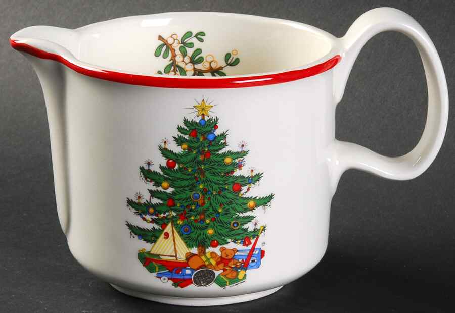 American Christmas Tree (Cream, Coupe) Creamer by Cuthbertson-1