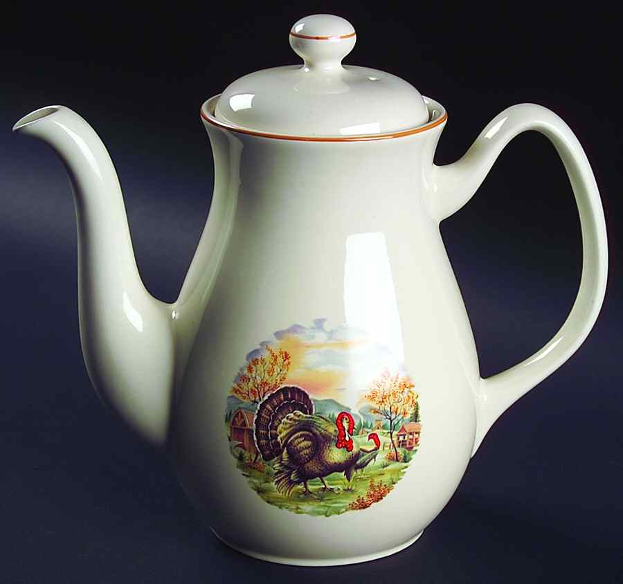 Autumn Coffee Pot & Lid by Cuthbertson-1