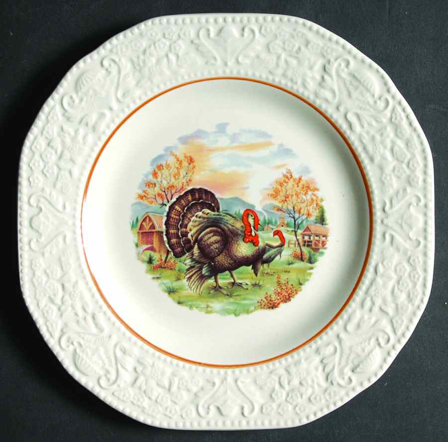 Autumn Bread & Butter Plate by Cuthbertson-1