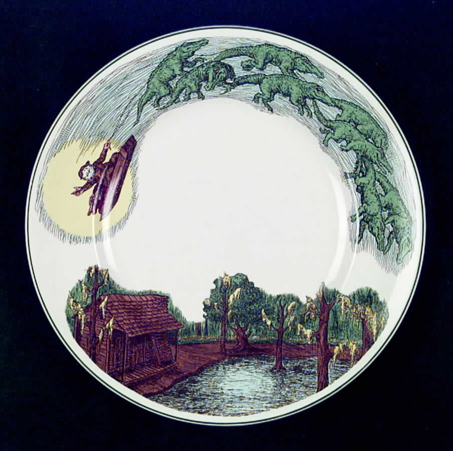 Cajun Christmas Dinner Plate by Cuthbertson-1