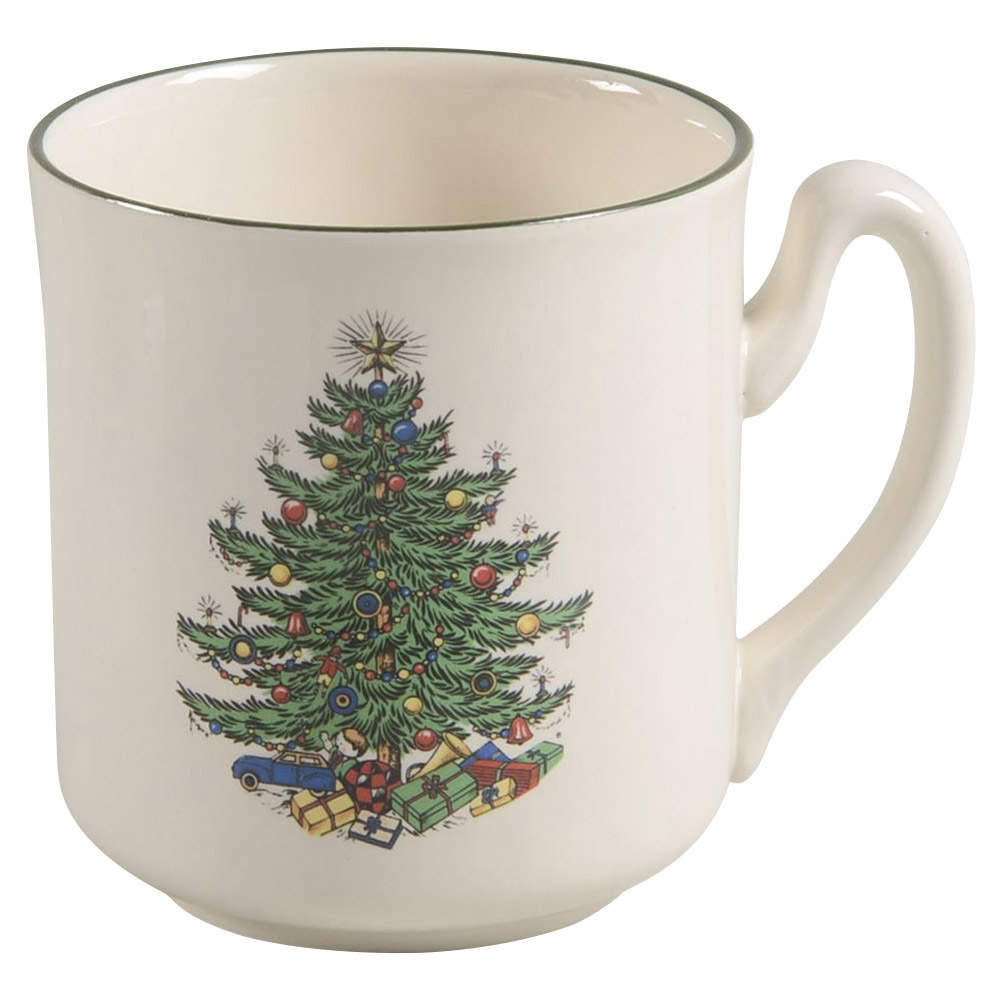 Christmas Tree (Narrow Green Band) Mug by Cuthbertson-1