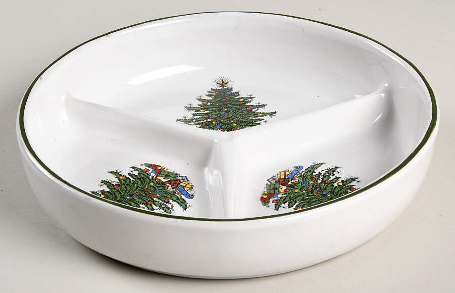 Christmas Tree (Narrow Green Band) 3-Part Relish by Cuthbertson-1