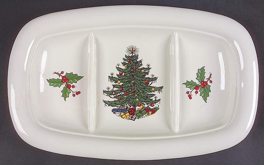 Christmas Tree (Narrow Green Band) 3-Part Relish by Cuthbertson-1