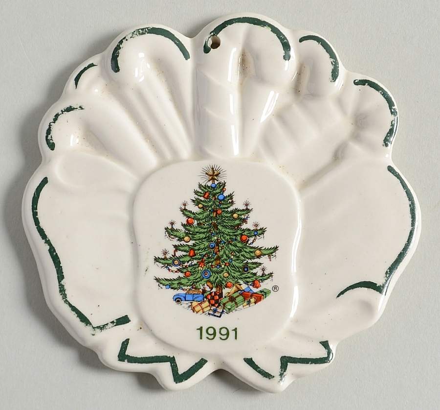 Christmas Tree (Narrow Green Band) Ornament by Cuthbertson-1
