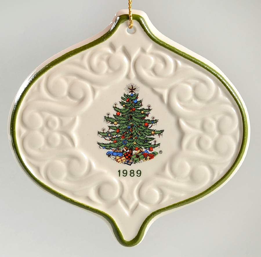 Christmas Tree (Narrow Green Band) Ornament by Cuthbertson-1