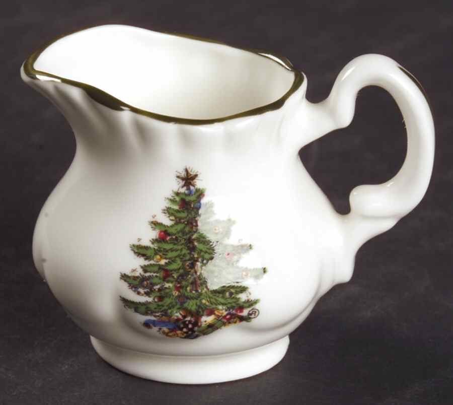 Christmas Tree (Narrow Green Band) Toy Creamer by Cuthbertson-1