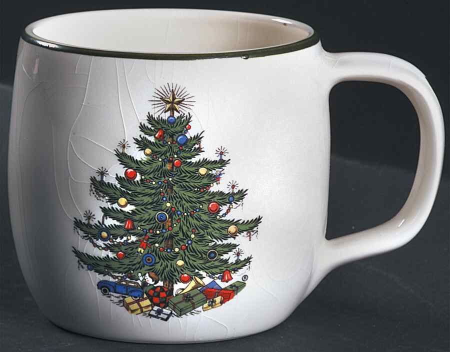 Christmas Tree (Narrow Green Band) Punch Cup by Cuthbertson-1