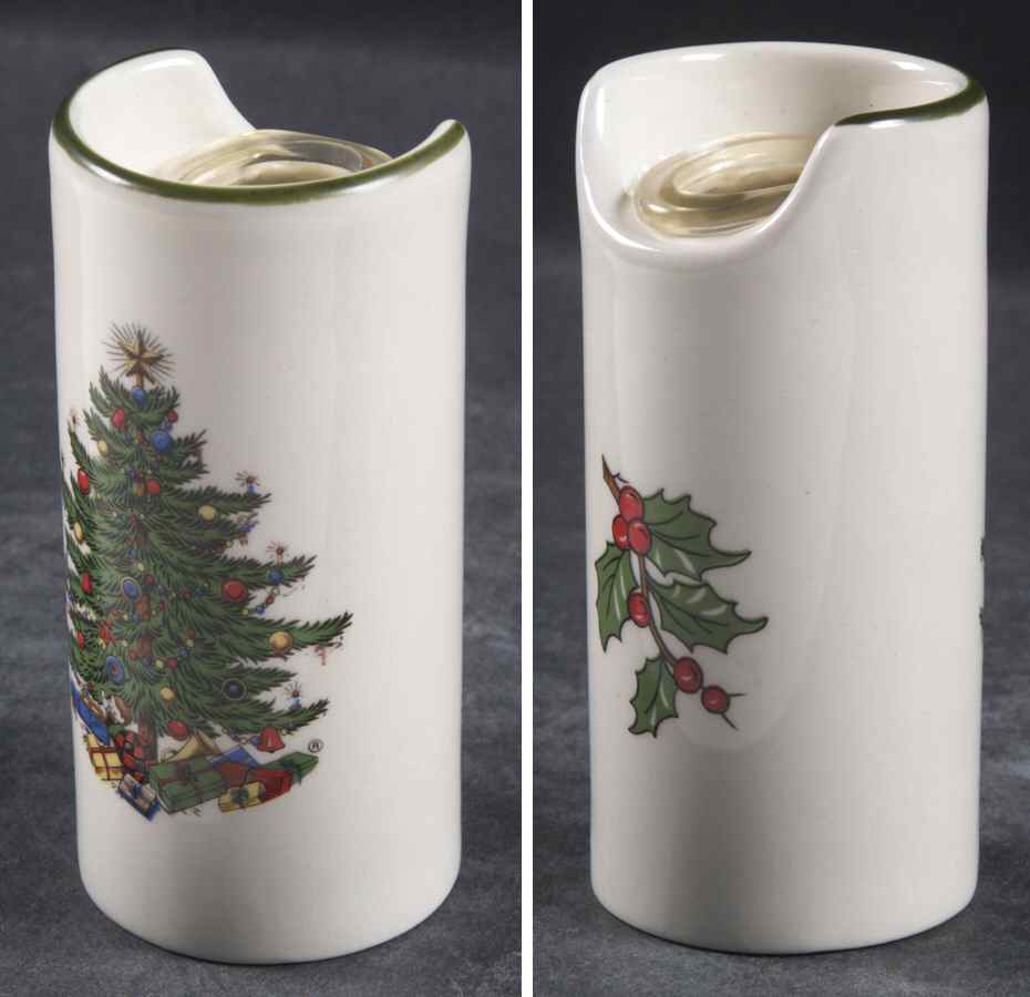 Christmas Tree (Narrow Green Band) Cigarette Lighter Holder by Cuthbertson-1
