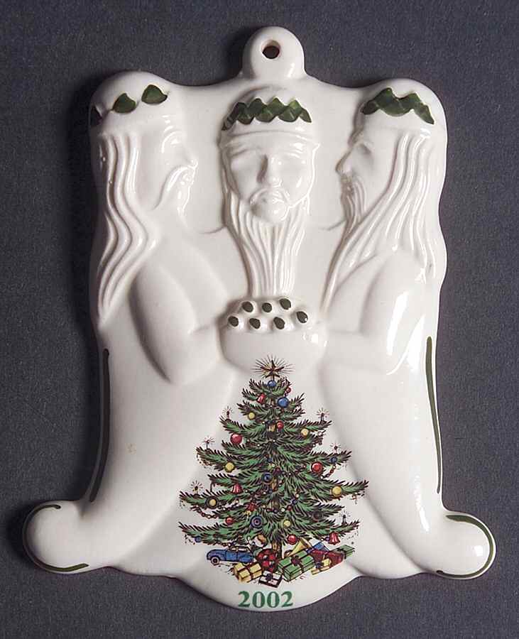 Christmas Tree (Narrow Green Band) 2002 Annual Ornament by Cuthbertson-1