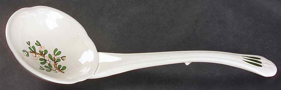 Christmas Tree (Narrow Green Band) Tureen Ladle by Cuthbertson-1