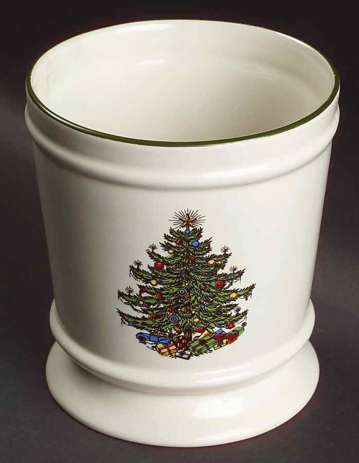 Christmas Tree (Narrow Green Band) Small Planter by Cuthbertson-1