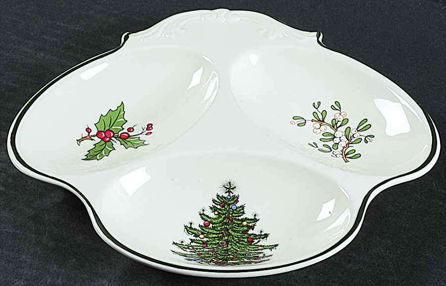 Christmas Tree (Narrow Green Band) 3-Part Relish by Cuthbertson-1