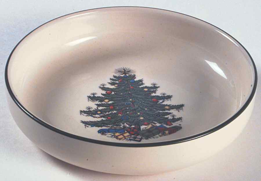 Christmas Tree (Narrow Green Band) Party Bowl by Cuthbertson-1