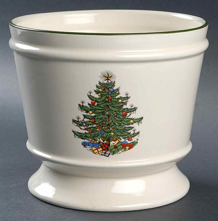 Christmas Tree (Narrow Green Band) Large Planter by Cuthbertson-1