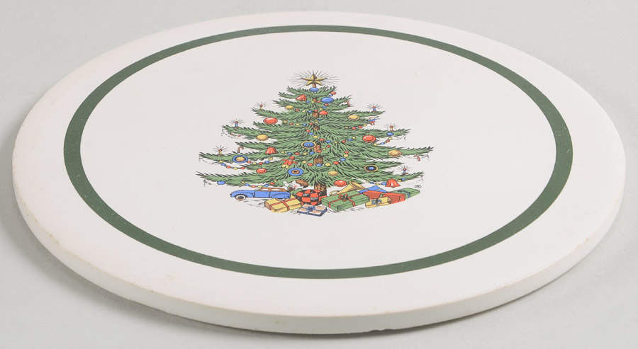 Christmas Tree (Wide Green Band) Trivet by Cuthbertson-1